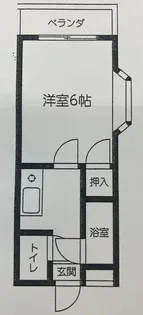 第2コーポユーカリ【1階】の間取り