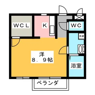 リバーサイド酒井 II【2階】の間取り