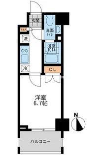 CASSIA押上【3階】の間取り