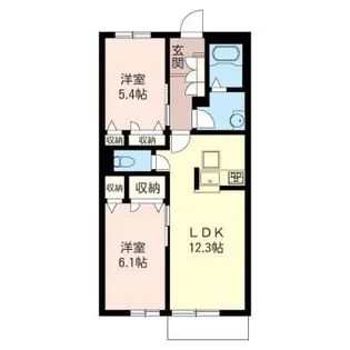 ボン ジョネ【1階】の間取り
