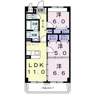 フォレスト・Y【4階】の間取り