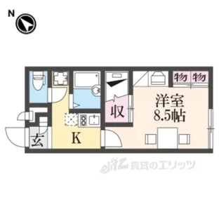 レオパレス大宮【2階】の間取り