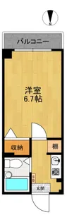 アベニュー林【2階】の間取り