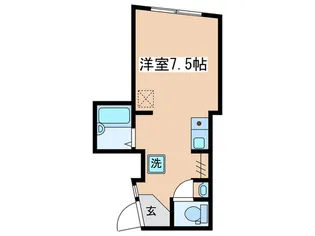 SBFコ-ト渋谷本町【1階】の間取り