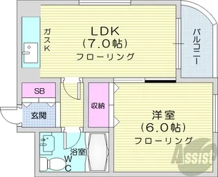 NYPBLD【5階】の間取り