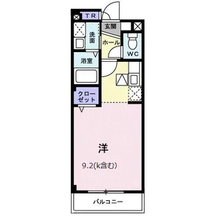 ブレスィング幕張【1階】の間取り