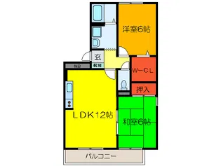 ファミール東山本【1階】の間取り