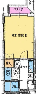 エンブレム弓町【3階】の間取り