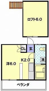スカイヒルズ緑が丘【2階】の間取り