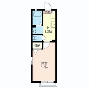 積水ハウスシャーメゾン ベルトゥリー 106号室【1階】の間取り
