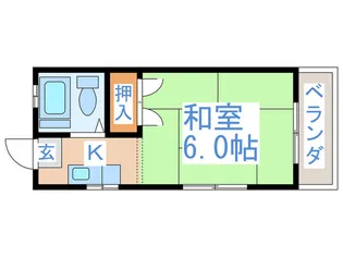 田所コ-ポ【3階】の間取り