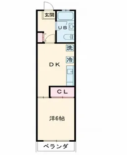 永光ハイツ【1階】の間取り
