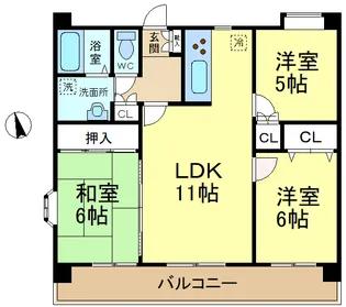 ドミール リビオン【3階】の間取り