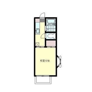 コーポササキ【2階】の間取り