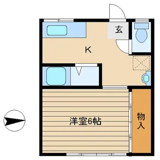 第1コーポ石井【2階】の間取り