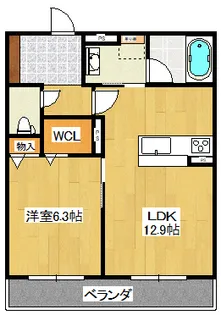 フォレナ【2階】の間取り