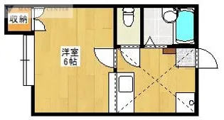 シャトー牡丹山2【1階】の間取り