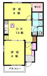 ハアラン御津【1階】の間取り
