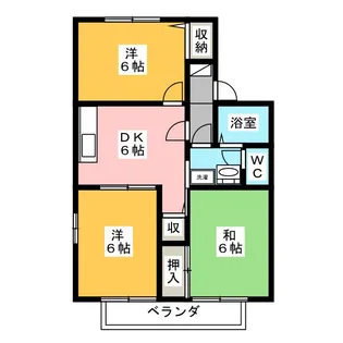 サンモール西堀【1階】の間取り