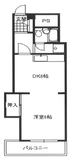 大阪府大阪市東淀川区豊里4【マンション】の間取り