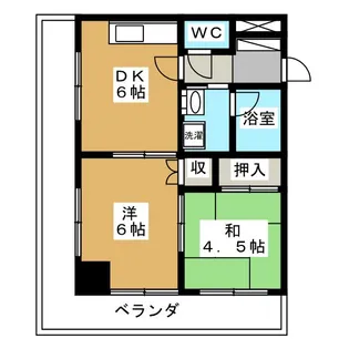 マンション八木倉【3階】の間取り