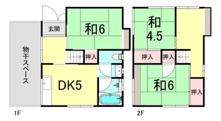 兵庫県神戸市垂水区千鳥が丘3【一戸建】の間取り