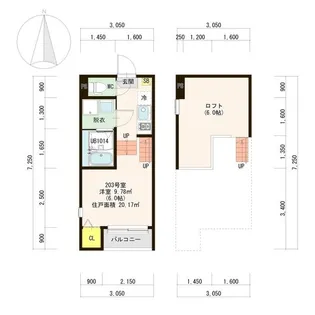グレーステラス福住【2階】の間取り