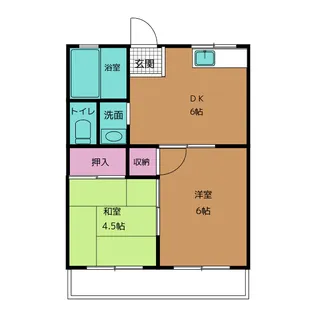 サンハイツ【3階】の間取り