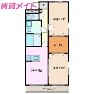 コーラルガーデン【3階】の間取り