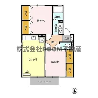シャルマンコート【1階】の間取り