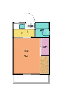 コーポ宇田川【2階】の間取り