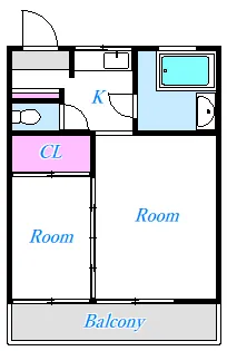 東京都立川市西砂町5【マンション】の間取り
