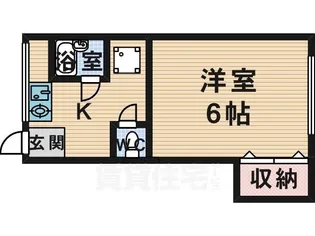 資生ハイツ【1階】の間取り