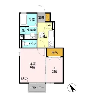 茨城県猿島郡境町【アパート】の間取り