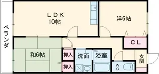 メゾンタキガワ【1階】の間取り