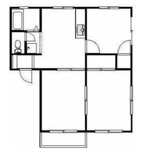 アーバンハイツヤマト【2階】の間取り