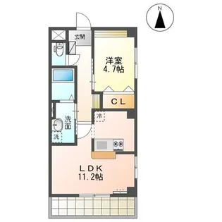 グレーシア水前寺【3階】の間取り