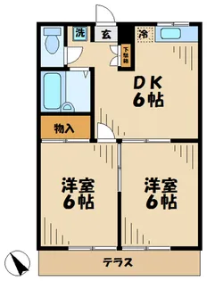 エステートピアさいとう【1階】の間取り