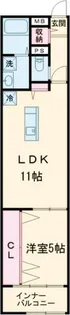 1LDKの間取り画像