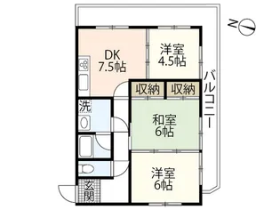プログレス利松【3階】の間取り