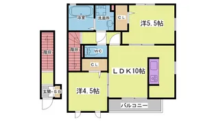 SumikaA【2階】の間取り