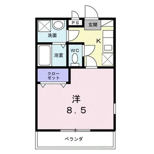 マレッサ【3階】の間取り