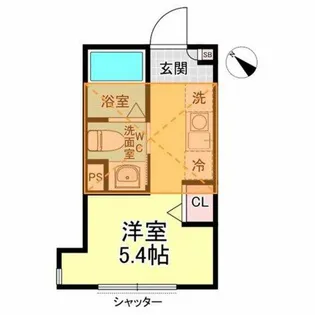 モキハイツ【2階】の間取り