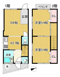 東京都杉並区和泉3【一戸建】の間取り