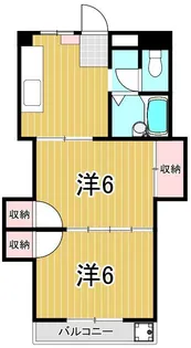 コーポラス秀和【2階】の間取り