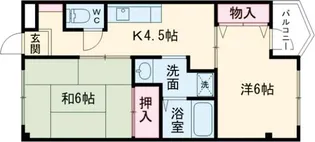 レジデンス青井【3階】の間取り