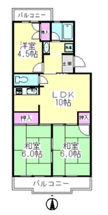 ベルウッドI【5階】の間取り