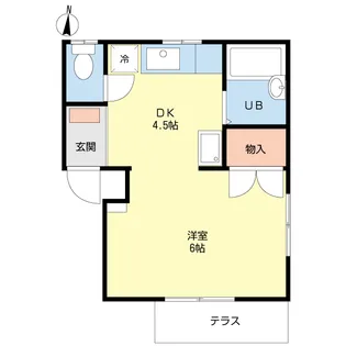 ウェストサイドG・II【1階】の間取り
