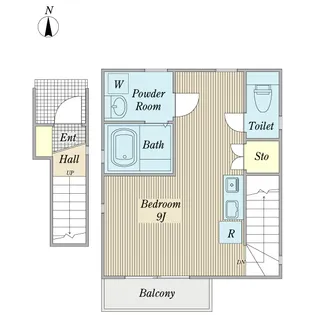 1Rの間取り画像
