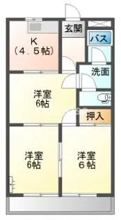 シャトータウン55【2階】の間取り